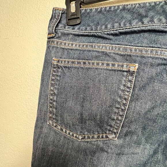 Banana Republic Double Button Wide Leg Boot Cut Women's Blue Jeans Size 10 - Picture 12 of 16